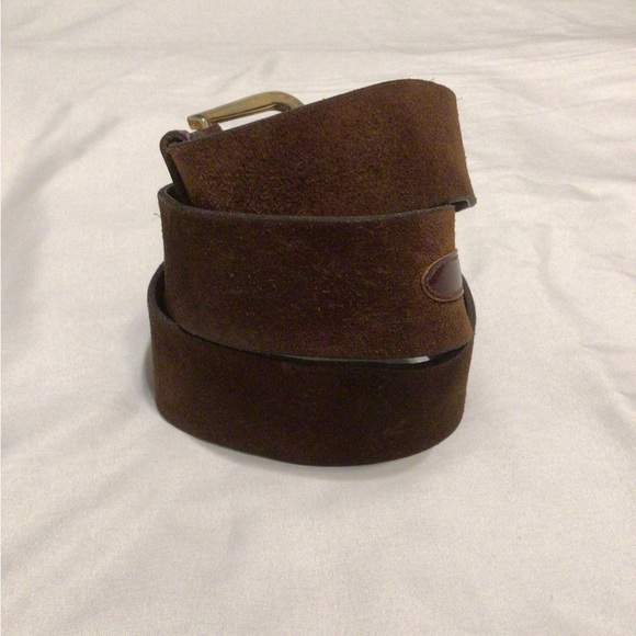 Brushed leather belt - Picture 3 of 6